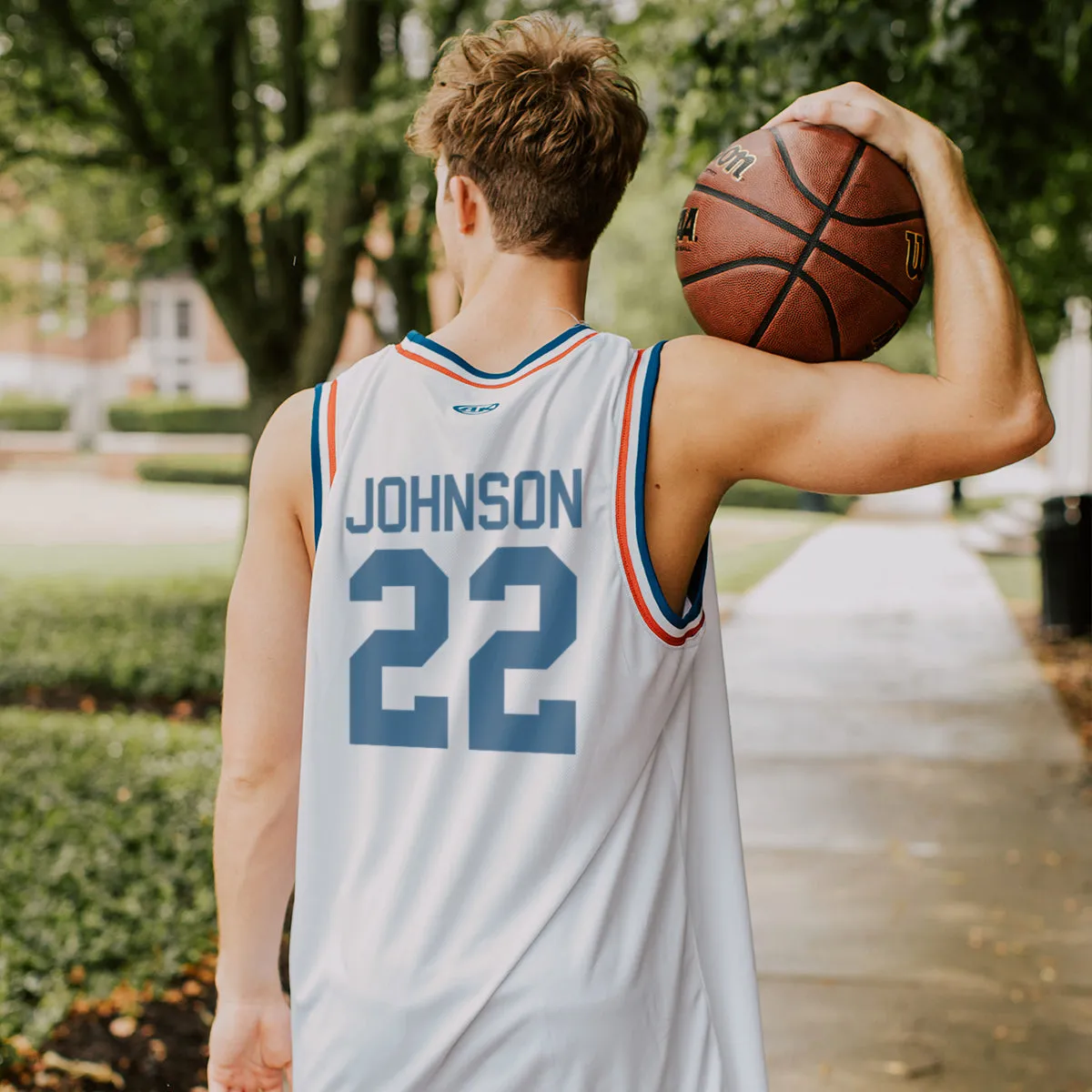 TKE Retro Block Basketball Jersey