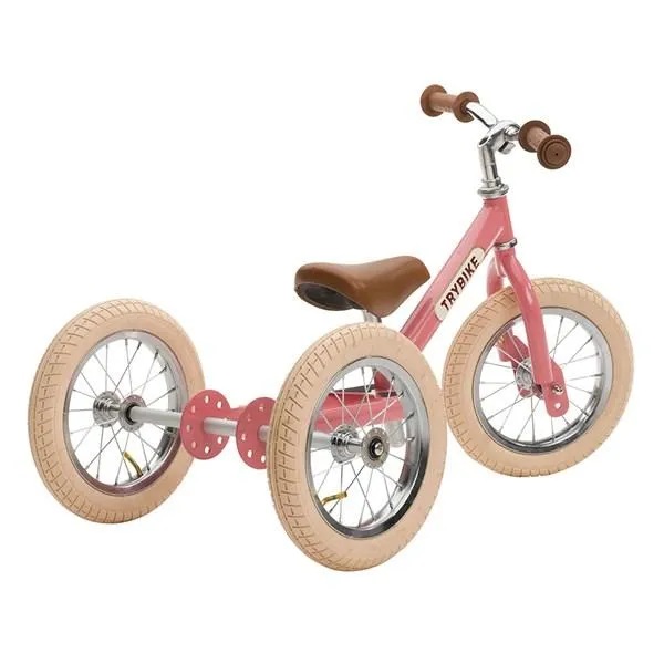 Trybike 2-in-1 Trike & Balance Bike - Pink