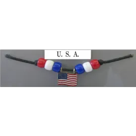 USA Fan Choker Necklace