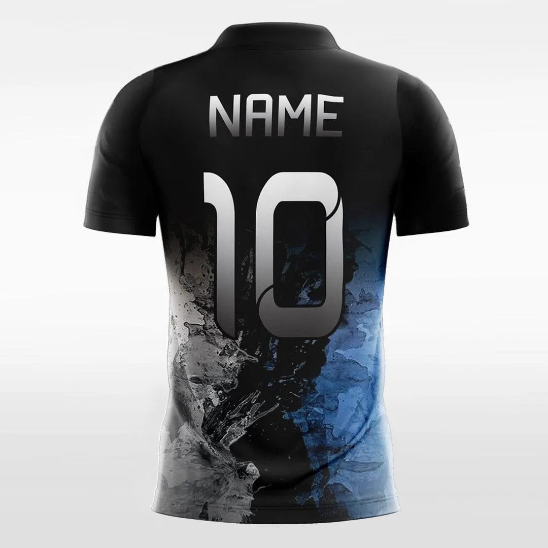 Vintage Black Marble - Kids Custom Soccer Jerseys Design